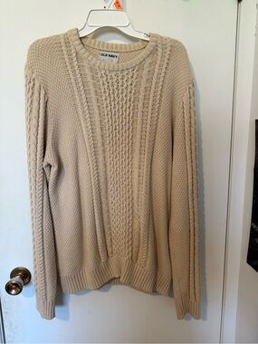 Cable knit sweater